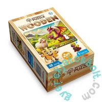 Wooden City 40 db-os fa puzzle - Virágok a barátomnak (CH99133-MH)