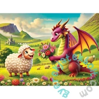 Wooden City 40 db-os fa puzzle - Virágok a barátomnak (CH99133-MH)