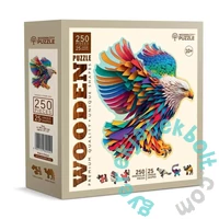 Wooden City 250 db-os fa puzzle - Élénk sas (HE0165-L)