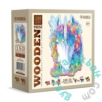 Wooden City 150 db-os fa puzzle - Csinos unikornis (HE0177-M)