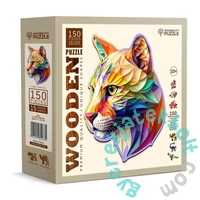 Wooden City 150 db-os fa puzzle - Színes puma (HE0178-M)