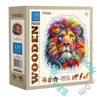 Wooden City 150 db-os fa puzzle - Pamut oroszlán (HE0204-M)