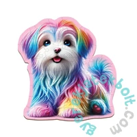 Wooden City 50 db-os fa puzzle - Boldog kiskutya (HE0207-M)