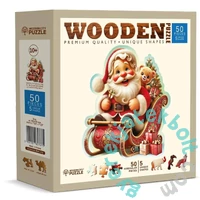 Wooden City 50 db-os fa puzzle - Mikulás kalandjai (HE0210-M)