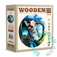 Wooden City 250 db-os fa puzzle - Boldog kutya (HE0305-L)