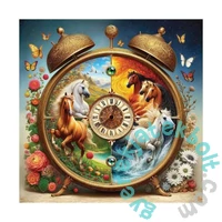 Wooden City 250 db-os fa puzzle - Vágtázó idő (HE0308-L)