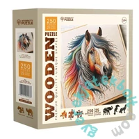 Wooden City 250 db-os fa puzzle - Pamut ló (HE0314-L)