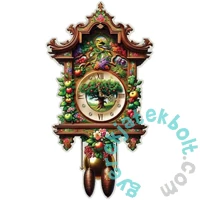 Wooden City 405 db-os fa puzzle - Kerti kakukkos óra (HE0507-XL)