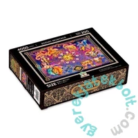 Wooden City 4000 db-os fa puzzle - Zodiákus montázs (LB4000-0134-XXXL)