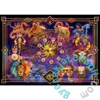 Wooden City 4000 db-os fa puzzle - Zodiákus montázs (LB4000-0134-XXXL)