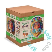 Wooden City 505 db-os fa puzzle - Misztikus oroszlán (NB0095-XL)