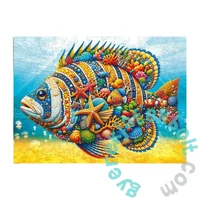 Wooden City 150 db-os fa puzzle - Mesés hal (NB0600-M)