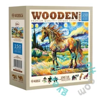Wooden City 150 db-os fa puzzle - Művészi ló (NB0601-M)