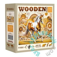 Wooden City 505 db-os fa puzzle - Előkelő paripa (NB0702-L)