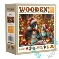 Wooden City 505 db-os fa puzzle - Karácsonyi barátok (NB0704-L)