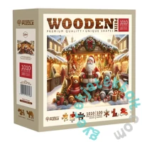 Wooden City 1010 db-os fa puzzle - Karácsonyi vásár (NB0808-XL)