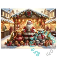 Wooden City 1010 db-os fa puzzle - Karácsonyi vásár (NB0808-XL)