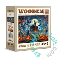 Wooden City 1010 db-os fa puzzle - Halloween kastély (NB0812-XL)