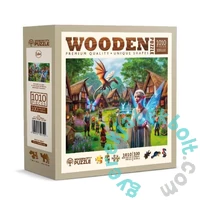 Wooden City 1010 db-os fa puzzle - Tündérfalva (NB0813-XL)