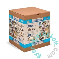 Wooden City 200 db-os fa puzzle - Cicák Londonban (NB200-0021-M)