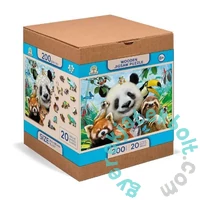 Wooden City 200 db-os fa puzzle - Üdvözlünk a dzsungelben! (NB200-0068-M)