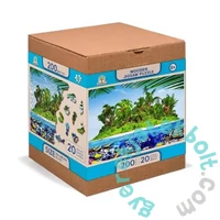 Wooden City 200 db-os fa puzzle - A kincses szoget (NB200-0122-M)