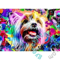 Wooden City 505 db-os fa puzzle - Pop Art Yorkshire terrier (NB505-0125-L)
