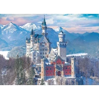 EuroGraphics 1000 db-os puzzle - Neuschwanstein Castle, in Winter (6000-5419)
