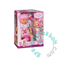Baby Born Emma, interaktív játékbaba kiegészítőkkel, élethű funkcióval, 43 cm (834800)