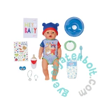 Baby Born Jonas, interaktív játékbaba kiegészítőkkel, élethű funkcióval, 43 cm (834848)