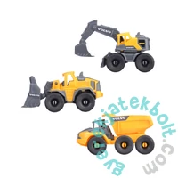 Dickie Construction Volvo 3 db-os mini munkagépek szett (203722015)