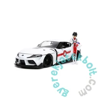 Jada - Robotech - 2020 Toyota Supra fém autómodell Rick Hunter figurával- 1-24 (253255050)