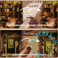 CuteBee - Rose Detective Agency DIY Könyvtámasz (SZ02)