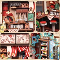 CuteBee - Uncle Joe's Pizzeria DIY Könyvtámasz (CWGC210)