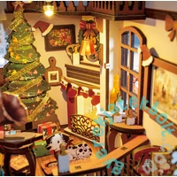 Rolife - Christmas Indoor Scene DIY Könyvtámasz (TGC07)