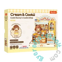 Rolife - Cookii Bunny's Cookie Shop DIY miniatűr házikó (DG177)