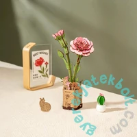Rowood - Pink Carnation 3D fa puzzle (TW051)