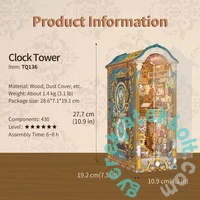 Tonecheer - Clock Tower DIY Könyvtámasz (TQ136)
