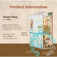 Tonecheer - Flower Shop DIY Könyvtámasz (TQ141)