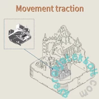 Tonecheer - Magical Castle DIY zenélő doboz (TQ064)