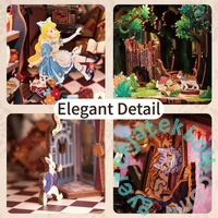 Tonecheer - Alice in Wonderland DIY Könyvtámasz (TQ128)