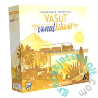 Vasútvonal kihívás társasjáték - Fényessárga kiadás (DEL34729)