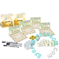 Vasútvonal kihívás társasjáték - Fényessárga kiadás (DEL34729)