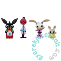 Bing és barátai 4 db-os figuraszett - Bing, Dr Molly, Coco, Charlie