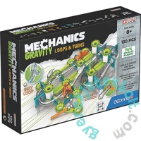 Geomag Mechanics Gravity Loops and Turns 130 db-os mágneses építőjáték készlet