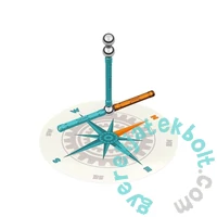 Geomag Mechanics Motion Compass 35 db-os mágneses építőjáték készlet