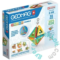 Geomag SuperColor Green Line Panels - 35 db-os mágneses építőjáték készlet