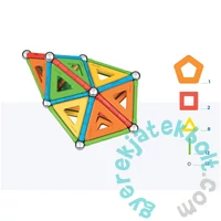 Geomag SuperColor Green Line Panels - 35 db-os mágneses építőjáték készlet