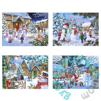House of Puzzles 4 x 500 db-os puzzle - Let It Snow (HP0718)