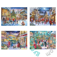 House of Puzzles 4 x 500 db-os puzzle - Christmas Shopping (HP0719)